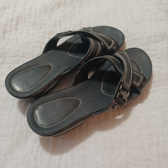 Cole Haan Nike Air Wedge Sandals 8 - Picture 3 of 8